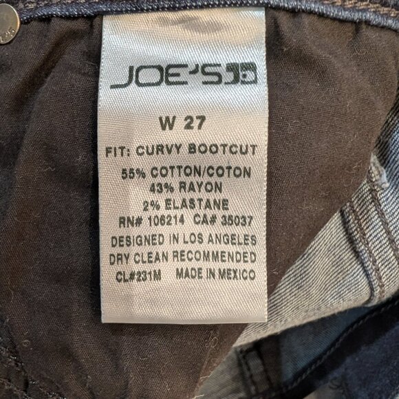 Joe's Jeans Curvy Bootcut Jeans Size W27 - Picture 12 of 14